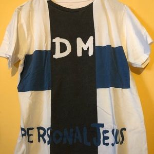Vintage Depeche Mode white tee
